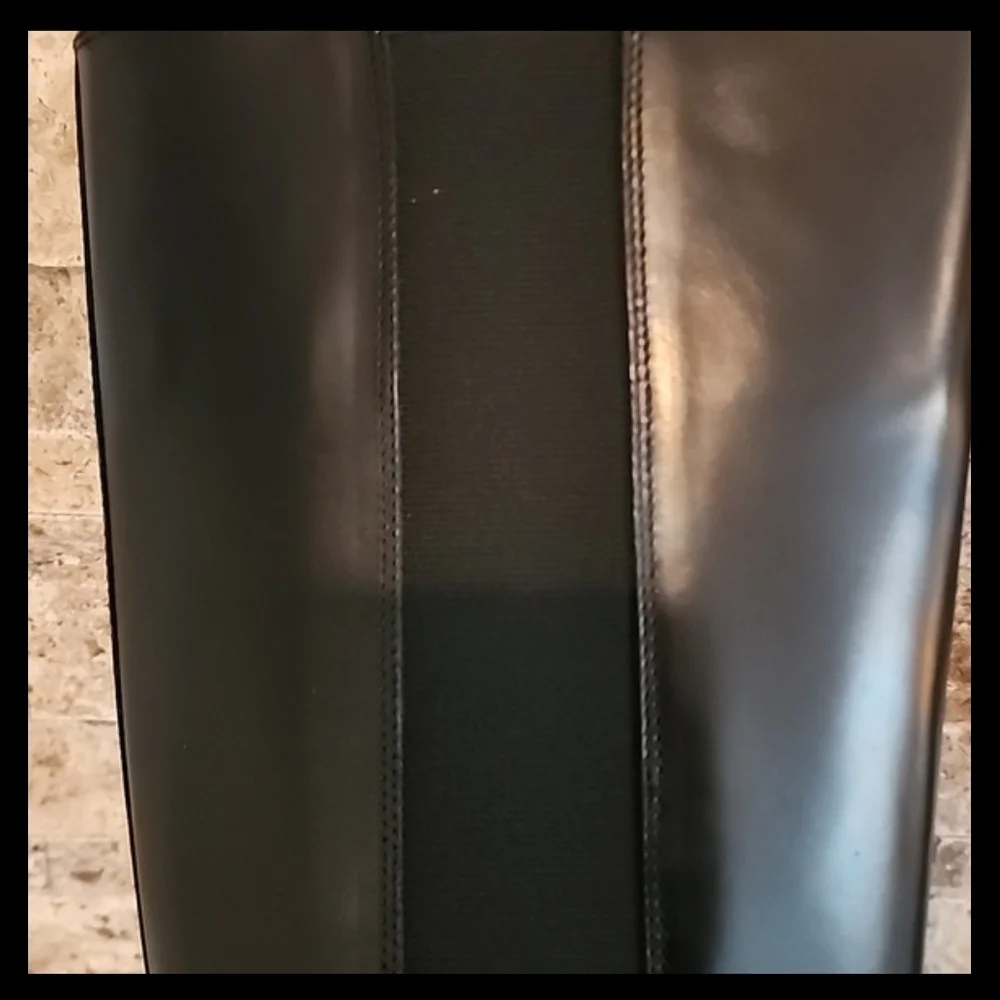 Tyra Tall Knee High Black Shoes